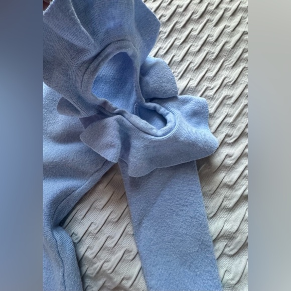 Milly Minis Blue Ruffled Fit and Flare Dress - Picture 5 of 7